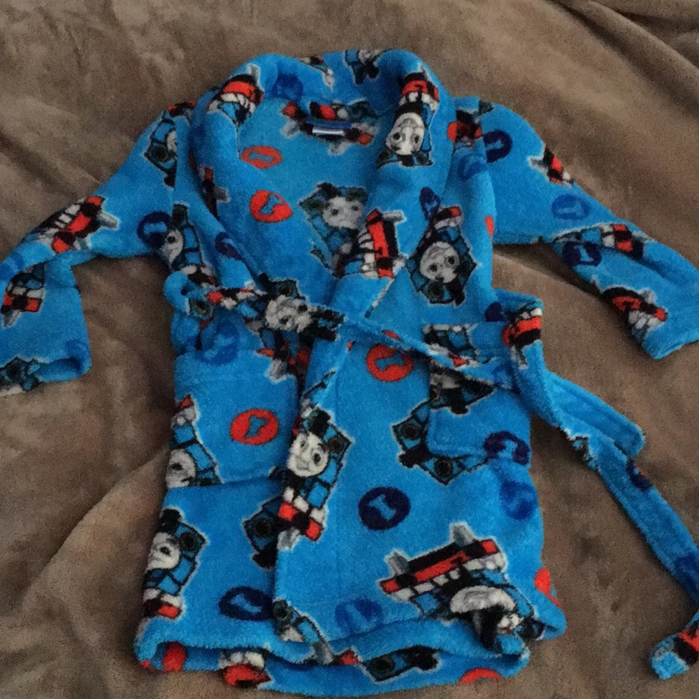 Thomas the Train kids bathrobe